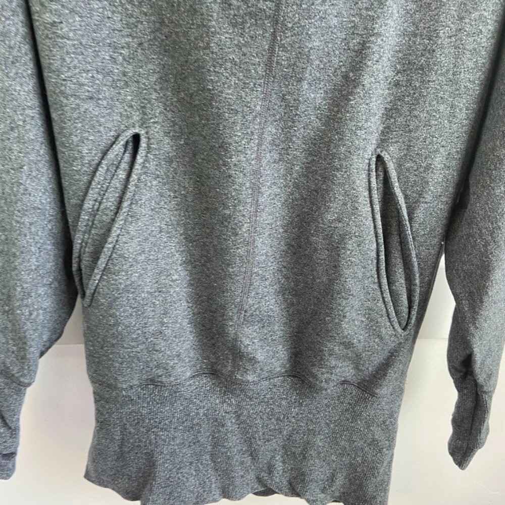 Lululemon Heathered Gray Throwback Flashback Pull… - image 8